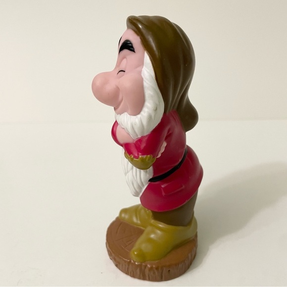 VTG Disney Snow White & Seven Dwarfs Grumpy 5" Rubber/Plastic Figure - Picture 11 of 14